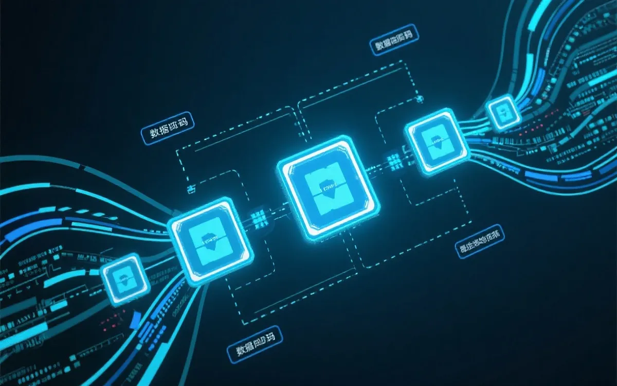 数据加密与系统架构流程示意图